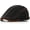 Denim Black, variant on Mens Herringbone Tweed Newsboy Cap Flat Ivy Hat Adjustable Cabbie Cap for Women
