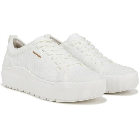 

Dr. Scholl s Womens Time Off Knit Lace Up Sneaker White Knit 8M