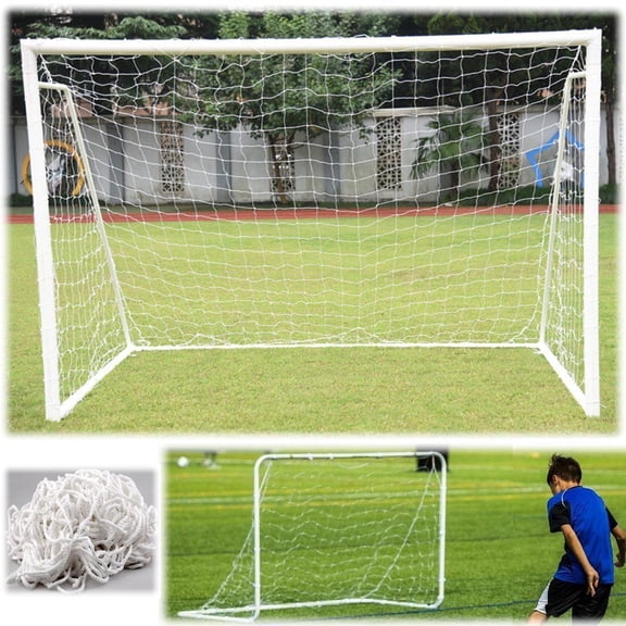 Garosa Soccer Goal Net, Sports Soccer Goal Post Net Replacement for Sports Match Training