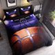 thumbnail image 2 of Juego De Funda Nórdica De Cancha De Baloncesto Deportiva En 3D Ropa De Cama Juego De Funda Nórdica Deportiva De Microfibra para Niños, Niñas Y Adolescentes-(Sin Edredón Ni Sábana)-2 Piezas-1, 2 of 5