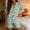 D_ Green, variant on Women Summer Abstract Print Ruffle Trim Pajama Set Short Sleeve Elastic Waist Shorts All Day Comfort Homewear Blue XXL