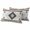 Brown Teal, variant on 2 Pack Outdoor Waterproof Throw Pillow Covers,Aztec Blue Geometric Abstract Decorative Square Pillow Case Patio Pillowcases for Chair Couch Sofa 16x16in