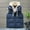Blue, variant on Waistcoat Vest Sevevn Men's Outerwear Vest Hooded Puffer Vest Padded Winter Vest Jacket