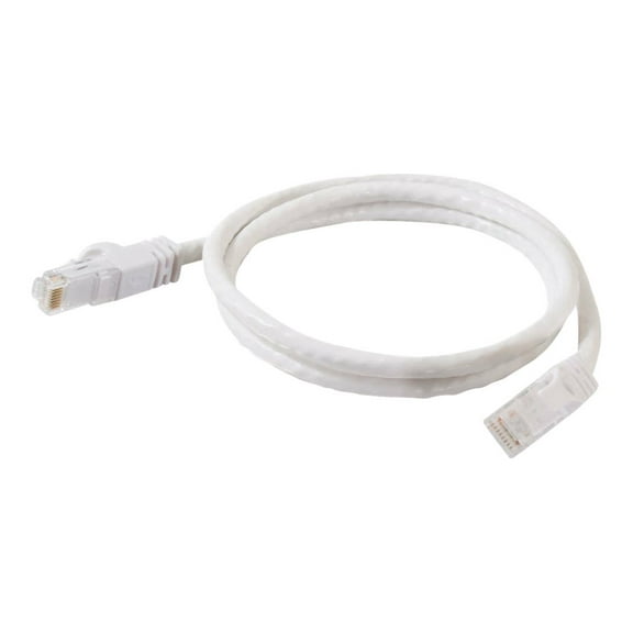 C2G 25ft Cat6 Snagless Unshielded (UTP) Ethernet Network Patch Cable - White - Patch cable - RJ-45 (M) to RJ-45 (M) - 25 ft - stranded wire - CAT 6 - molded, snagless, stranded - white