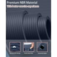 thumbnail image 5 of YR Large Yoga Mat Thick 10mm NBR 78"x35" Exercise Workout Mats Wide for Home Gym Floor Fitness Pad, NavyBlue, 5 of 8
