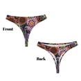 thumbnail image 2 of Fotbe Vintage Floral Tanga Sin Costuras para Mujer con Estampado – Panties Invisibles, Transpirables y Cómodos para Uso Diario-XX-Large, 2 of 5