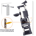 thumbnail image 6 of Alden Design 73"H Multi-level Cat Tree Tower with Condos and Perches, Dark Gray, 6 of 9