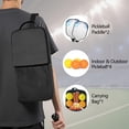 thumbnail image 5 of Pickleball Paddles Set Of 2, Fiberglass Surface, Fluid Smoke Aurora Art Style, 4 Balls & Bag, 5 of 5