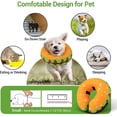 thumbnail image 5 of Collar isabelino cómodo y ajustable en forma de cono para perros, para perros pequeños y gatos, 5 of 5