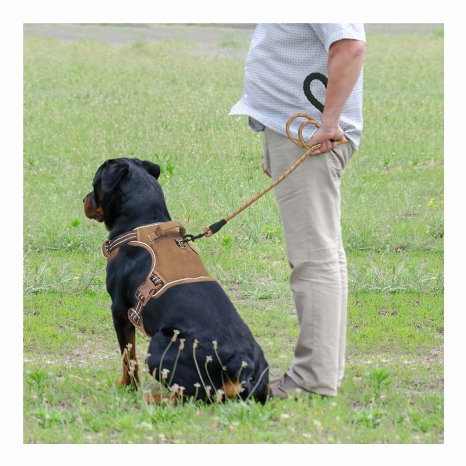Dog Harness for Large Dogs, With Choke Dog Harness Vest with Easy Control Handle, Reflective Soft Padded Service Vest, Adjustable Easy on Pet Harness for Running Walking