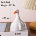 thumbnail image 2 of Garlic Duck Figurines 2 Pack, Cute Desk Decor for Office, Stress Relief Gifts for Coworkers, 2 of 6