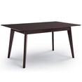 thumbnail image 7 of Modway Prosper 5 Piece Faux Leather Dining Set, Brown/White, 7 of 7
