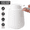 Matte White - Liquid Pump - Chubby - Rubber Paint, variant on BosilunLife 12 oz Ceramic Soap Dispenser, Soft Touch Liquid Soap Dispenser, White Refillable Dish Soap and Hand Soap Pump for Kitchen or Bathroom