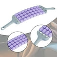 thumbnail image 1 of Rodillo de masaje para relajar músculos, brazos, cuerpo, gimnasio, hombros, abdomen, glúteos, deportes, cintura, herramienta de masaje de interior, Púrpura, 1 of 8