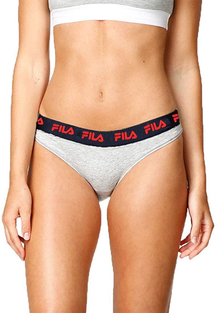 FILA 3 PACK HIPSTERS SEAMLESS PANTIES UNDERWEAR XL RED BLUE GRAY