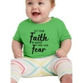 thumbnail image 1 of Let Faith Be Bigger Than Fear T-Shirt Infant -Smartprints Designs,  6 Months, 1 of 4
