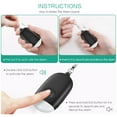 thumbnail image 5 of ORIA 2pcs Personal Alarm Siren 130dB Safesound Personal Alarms for Women Keychain with LED Light, Emergency Self Defense for Kids & Elderly, Security Safe Sound Safety Siren, Blsck&White, 5 of 7