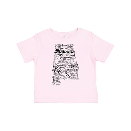 

Inktastic Alabama State Word Salad Gift Toddler Boy or Toddler Girl T-Shirt