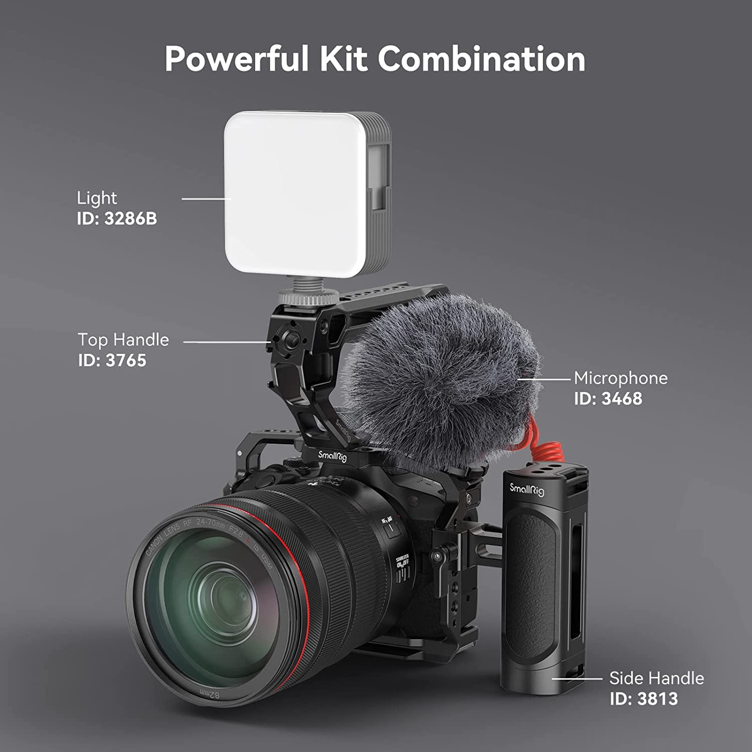 SmallRig R50 Cage for Canon R50 Camera, Aluminum Alloy with Quick