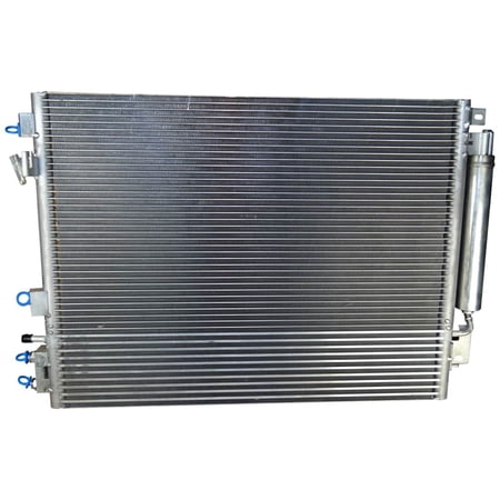 New A/C Condenser Compatible With Chrysler Dodge Charger SE 8 Cyl 5.7L Challenger Base 6 Cyl 3.5L 300 Touring 6 Cyl 3.5L 2009-2019 By 73897 CND3897 303625 7013897 40741 G3897