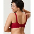 thumbnail image 2 of DELIMIRA Women's Plus Size Minimizer Bras Full Coverage Lace Unlined Underwire Bra B-K Cups, 2 of 4