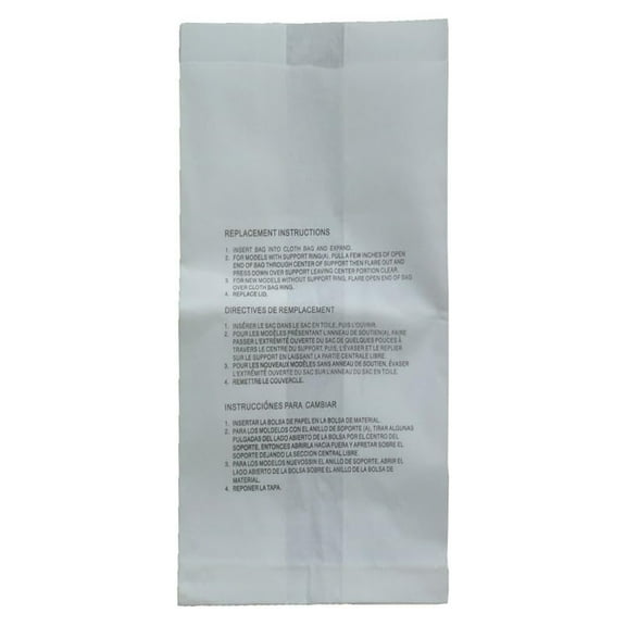 Replacement Part For Envirocare 50 GE, Premier, Whirlwind, Everclean Swivel Top Canister Tank Style Vacuum Cleaner Sweeper Bags # 220SW