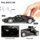 thumbnail image 2 of Bdtctk 1:32 Modelo De Coche Farrari Coche con Retroceso con Sonido Y Luz para Niños, Niños, Niñas, Cuerpo De Metal, Puerta Abierta, Negro, 2 of 5