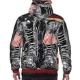 thumbnail image 7 of Naloa Veterans Day1 Men's Casual Hooded Collar Drawstring Hoodies Pullover Sweatshirts Casual Long Sleeve Shirts-Small, 7 of 7
