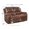 thumbnail image 4 of Signature Design by Ashley Rackingburg Reclining Loveseat, 4 of 11