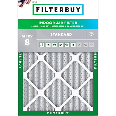 

Filterbuy 19x23x2 MERV 8 Pleated HVAC AC Furnace Air Filters (1-Pack)