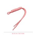 thumbnail image 2 of 12pack Braided Rope Keychain Braided Cord Rope Pink Lightweight Bag Decoration Accessories QZS Backpack Decoration, 2 of 5
