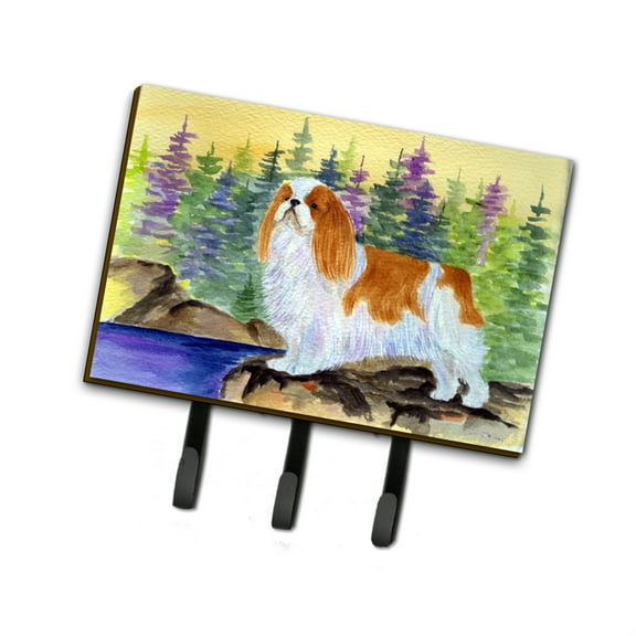 Carolines Treasures SS8204TH68 English Toy Spaniel Leash Holder or Key Hook, Large, Multicolor