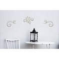 thumbnail image 2 of 3pc Swirls Wall Art Stickers Vinyl Decals Living Room Home Décor 8.5x6-Inch Tumbleweed, 2 of 5