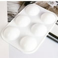 thumbnail image 6 of White Plastic Paint Tray for Painting Parties and DIY Crafts Durable and Space saving with 6 Wells for Color Mixing Environmentally friendly, 6 of 6
