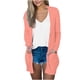 thumbnail image 2 of ICHUANYI Clearance Women's Color Long Sleeve Casual Tops Blouse With Pocket Cardigan(Pink, S) ICHUANYI WER2023080815913, 2 of 5