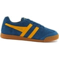 thumbnail image 2 of Gola Classics Harrier Men's Suede Leather Lace Up Retro Trainers In Marine Blue Size 11, 2 of 6