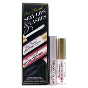 Too Faced Sexy Lips & Lashes: Deluxe Lip Injection Power Plumping Lip Gloss .05 Oz., Deluxe Better Than Sex Mascara .17 Oz.