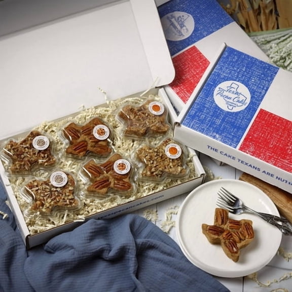 Texas Pecan Cakes Variety 6-Piece