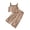 Khaki, variant on Toddler Girl Outfits Ruffled Camisole and Elastic Pants Set 3-7 T (White, 3-4 Years)