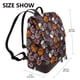 thumbnail image 2 of Fotbe Halloween With Skull Mochila Bolso con Estampado para Mujer, Mochila Antirrobo de Nylon Impermeable, Bolsa Ligera de Hombro, 2 of 4