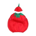 thumbnail image 4 of Disfraz de tomate para niños, diseño novedoso de dibujos animados, ideal para carnaval, mascarada y festival. 120, 4 of 8