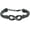 Customize, variant on Infinity Genuine Leather Keepsake Memorial Bangle Urn Bracelet Cremation Bracelet for Women Men