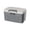 Grey, variant on kowaku Lockable Storage Box Four Digit Password Versatile Large Spacious Household Portable Trunk Locking Container Bin Lockable Box Grey