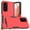 Red, variant on For Samsung Galaxy A37 5G Rugged Heavy-Duty Dual Layer Military-Grade, Rubber TPU Defender, Hybrid Shockproof Phone Case Cover by Xpression, Red