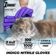 thumbnail image 2 of 1st Choice Indigo Nitrile Exam Gloves, Size Large, 200 Count, Light-Duty, 2 of 7