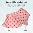 thumbnail image 4 of Kdxio Reflective Bucket Hat - Strawberries Print Bucket Hat for Men,Women, 4 of 9