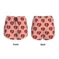 thumbnail image 3 of Picia Basset hound dog with paw Pattern Women's 2 in 1 Athletic Running Shorts High Waisted Workout Casual Gym Sweat Shorts with Comfy Liner Zipper Pockets-Large, 3 of 7