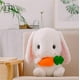 thumbnail image 3 of Almohadas de conejito Conejito de peluche Lindo conejito Muñeca Conejo de peluche Juguetes Regalo para niños Niñas Mujeres Novia en cumpleaños Navidad Día de San Valentín Pascua, 3 of 5