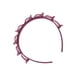 thumbnail image 1 of Qarigey Diadema Unisex Alice para hombre y mujer, banda deportiva para el pelo, aro de Metal, flequillo doble, horquilla para el pelo, accesorio para el Accesorio para el cabello Violeta, 1 of 1