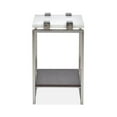 thumbnail image 2 of Home Square Rectangular Marble Accent Table in White Finish - Set of 2, 2 of 5